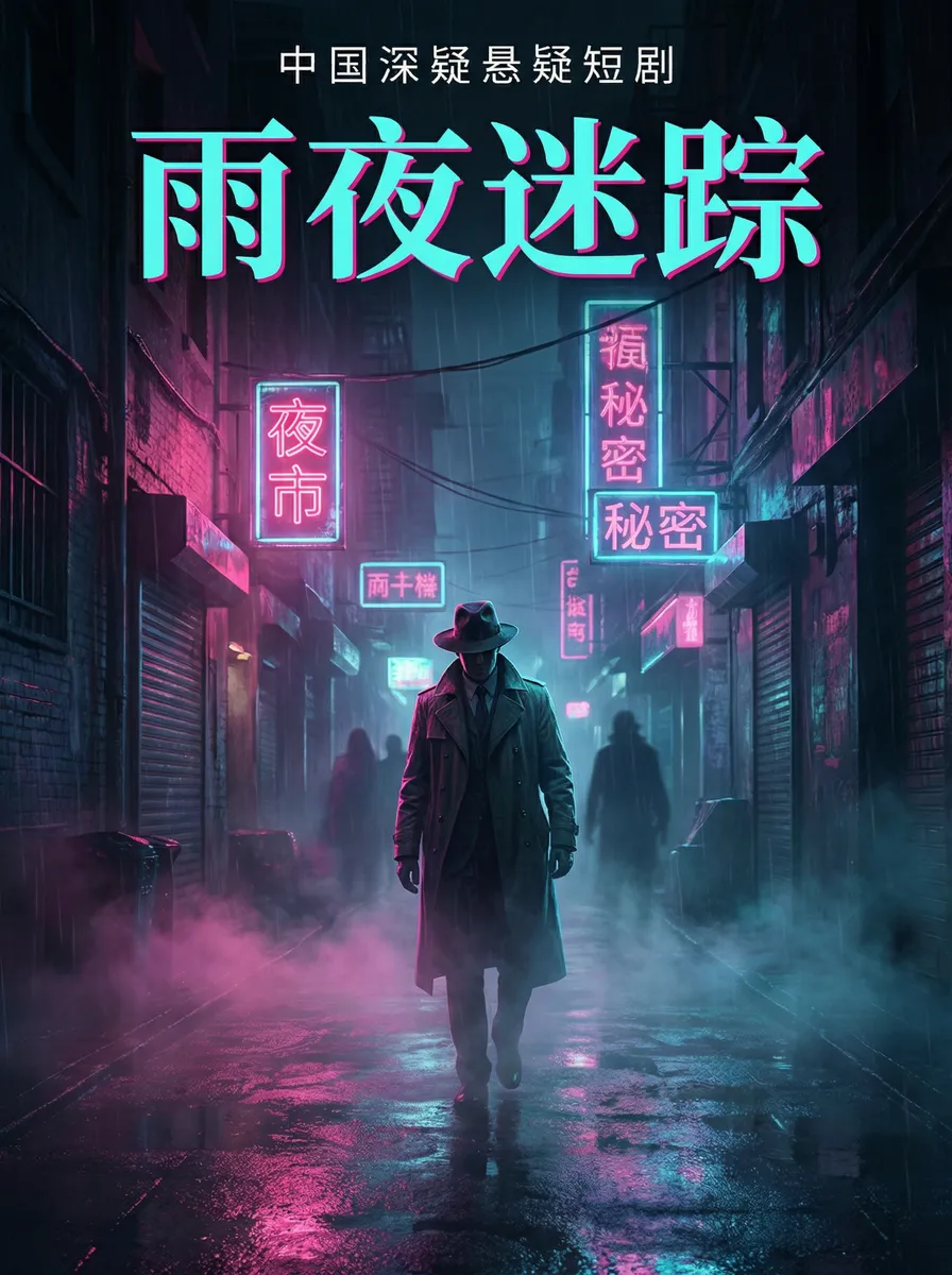 郑少秋赵雅芝 悬疑追踪短剧 - 雨夜迷踪海报